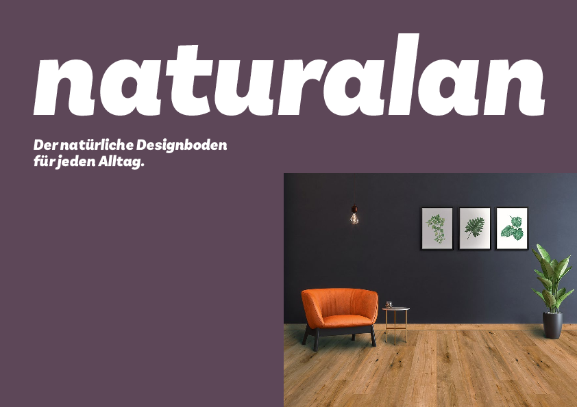 Flyer Gute Gründe für den Designboden ohne Vinal naturalan von ziro